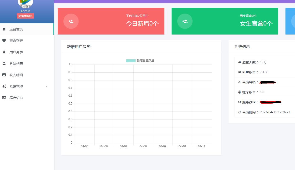 (5450期)一元盲盒交友源码/脱单盲盒源码/交友盲盒/恋爱盲盒【源码+视频教程】网创吧-网创项目资源站-副业项目-创业项目-搞钱项目网创吧