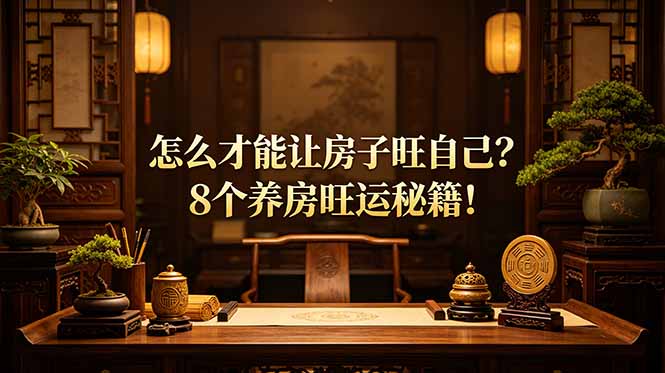（19023期）付费文章：怎么才能让房子旺自己？8个养房旺运秘籍！网创吧-网创项目资源站-副业项目-创业项目-搞钱项目网创吧
