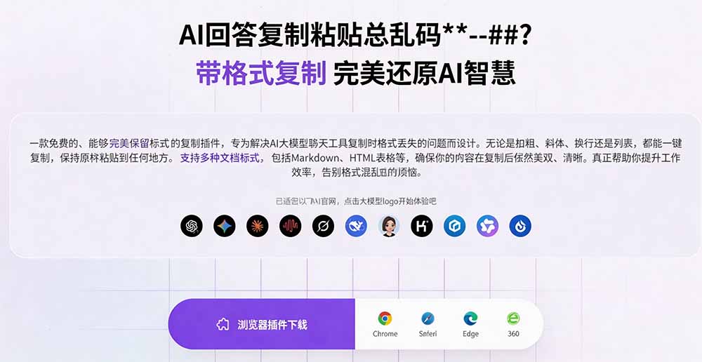 （19599期）你的 AI 回答内容复制格式总乱码？完美一键保留原格式复制，办公宝藏浏览器插件 Copy With Format