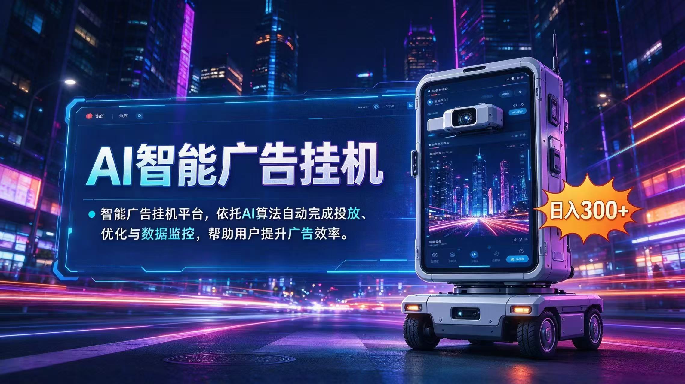 (20936期)AI 智能广告挂机|AI 自动运行,轻松托管广告任务-网创项目资源站-副业项目_创业项目_搞钱项目_网创项目资源平台
