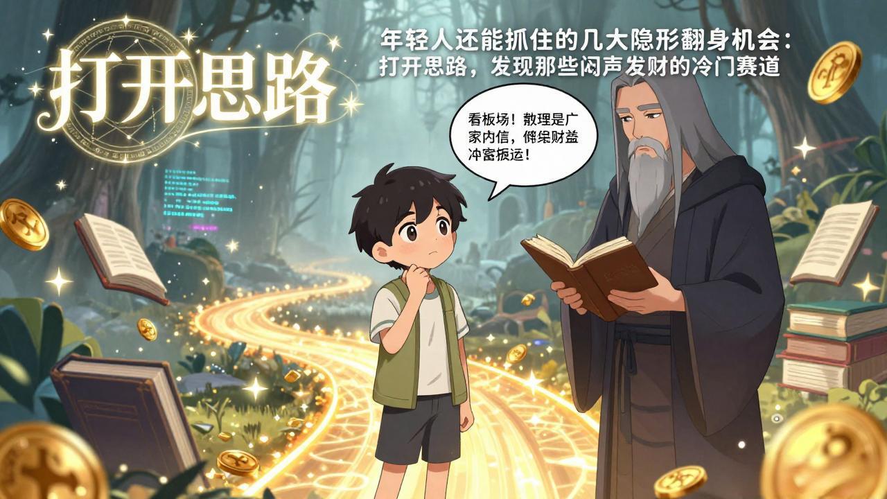 (17471期)付费文1+2:年轻人还能抓住的几大隐形翻身机会:打开思路,发现那些闷声发财的冷门赛道网创吧-网创项目资源站-副业项目-创业项目-搞钱项目网创吧