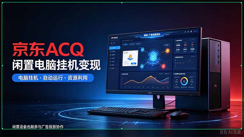 （21063期）京东ACQ是什么？闲置电脑挂机采集项目拆解-网创项目资源站-副业项目_创业项目_搞钱项目_网创项目资源平台