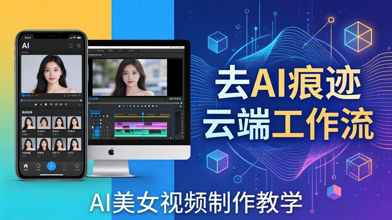 （17928期）AI美女视频制作教学：去AI痕迹，云端工作流出图，手机电脑均可，不需要配置网创吧-网创项目资源站-副业项目-创业项目-搞钱项目网创吧