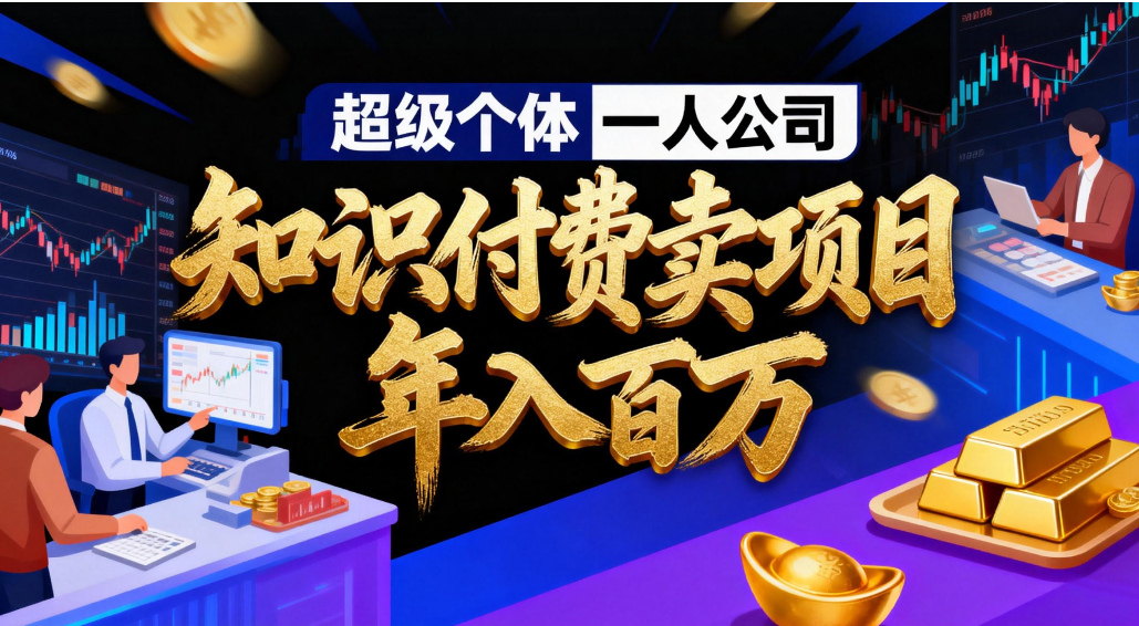 2026年“超级个体一人公司”私域卖项目年入百万,个人IP-精准引流-项目包装-转化成交 2026年“超级个体一人公司”私域卖项目年入百万,个人IP-精准引流-项目包装-转化成交