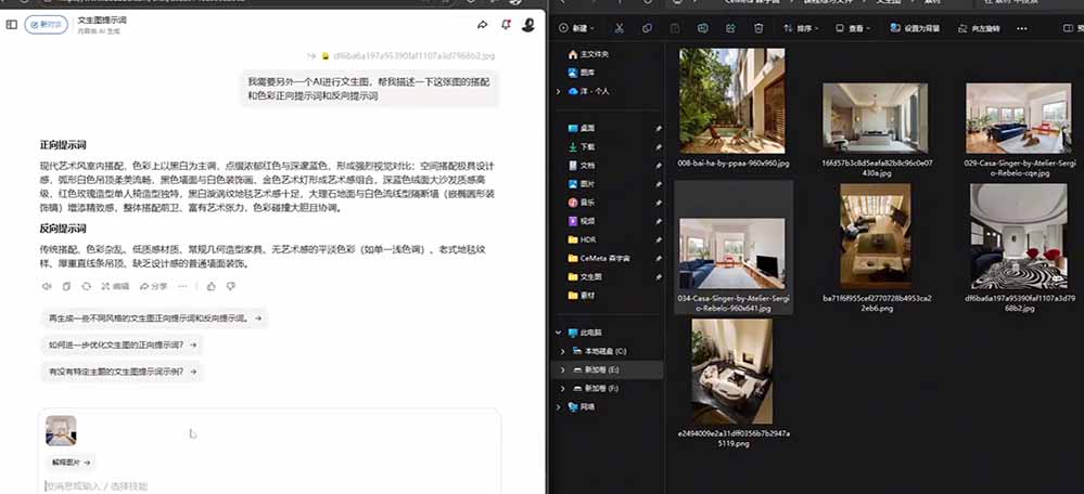（18452期）AI效果图类全面教学：文生图+图生图+FLUX，快速生成家具摄影棚级产品图