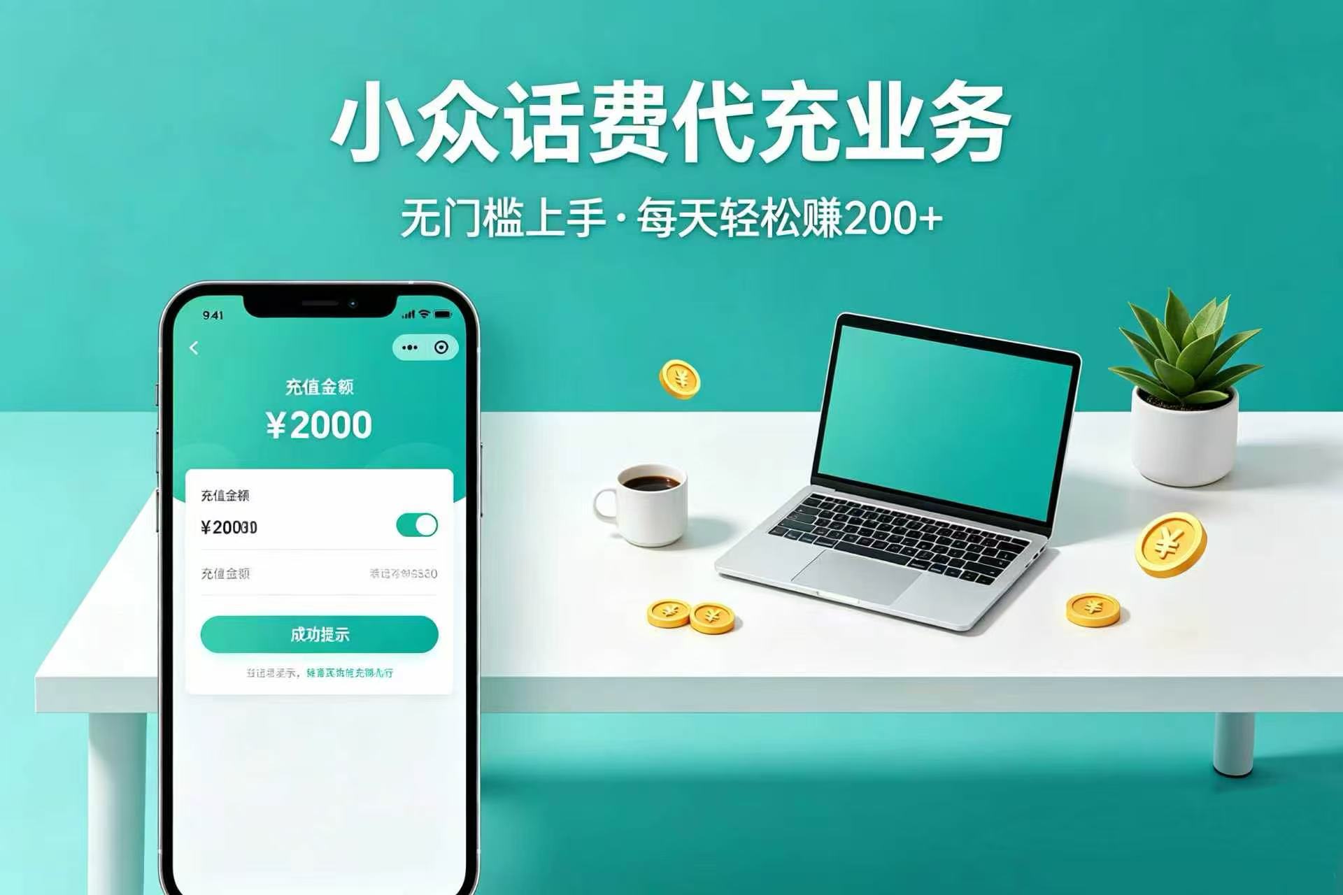 小众话费代充业务,无门槛上手,每天轻松赚 200+网创吧-网创项目资源站-副业项目-创业项目-搞钱项目网创吧