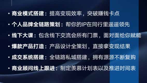 （20024期）个人IP全域商业变现实战课 (无水印)：从个人定位、内容流量到高客单产品与私域成交，搭建个人品牌增长闭环体系