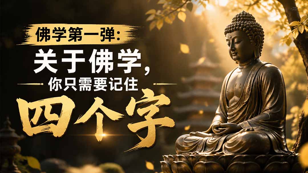 （19728期）付费文章：佛学第一弹:关于佛学，你只需要记住四个字网创吧-网创项目资源站-副业项目-创业项目-搞钱项目网创吧
