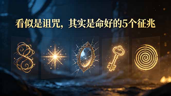（19089期）付费文章：看似是诅咒，其实是命好的5个征兆网创吧-网创项目资源站-副业项目-创业项目-搞钱项目网创吧