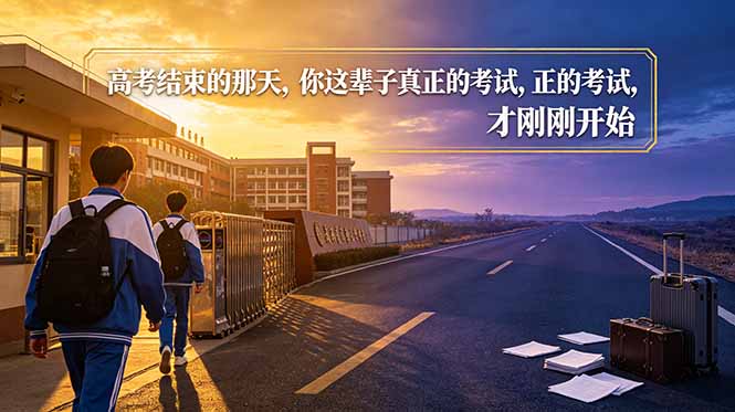 （18968期）付费文章：高考结束的那天，你这辈子真正的考试，才刚刚开始网创吧-网创项目资源站-副业项目-创业项目-搞钱项目网创吧